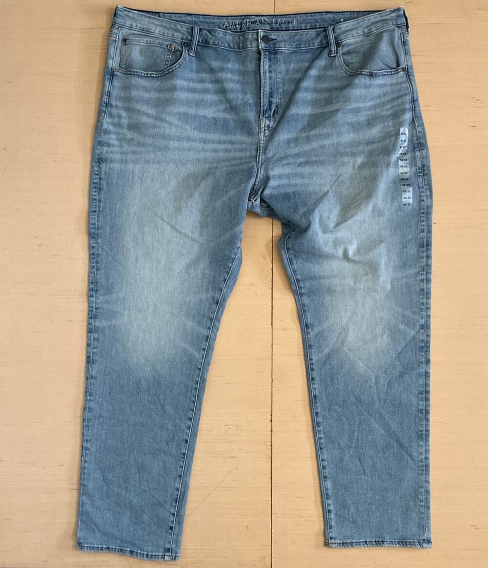 American Eagle AirFlex+ Athletic Fit Men’s Sz 48x34 Tapered Stretch Denim Jeans